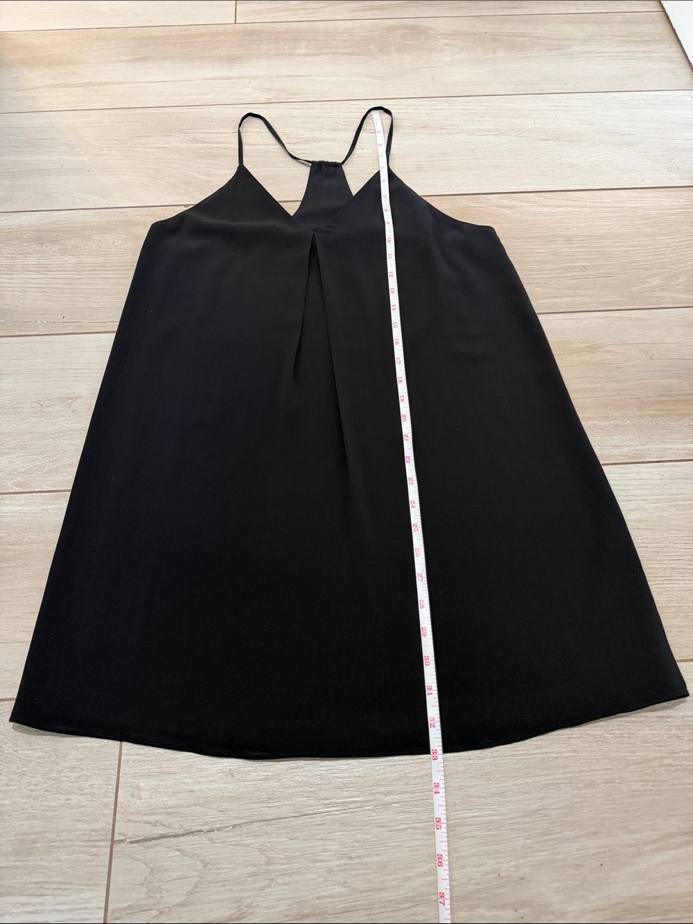 Alice + Olivia Little Black V-Neck Silk Slip Dress Size S/P - Picture 8 of 10